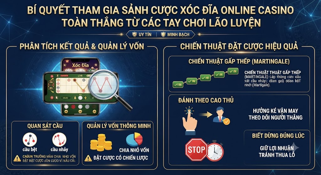 xóc đĩa online casino